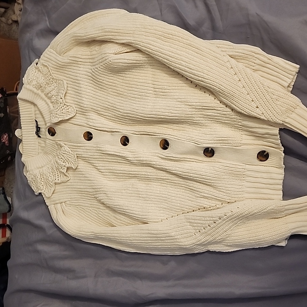 Cream Who What Wear Cardigan
